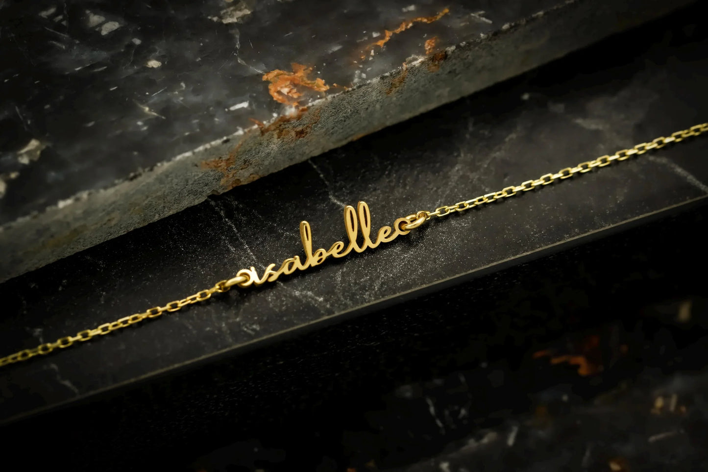 Kişiye Özel İsimli Bileklik | Gold, Silver, Rose Seçenekli | El Yapımı Minimalist Bileklik - Elysia Takı
