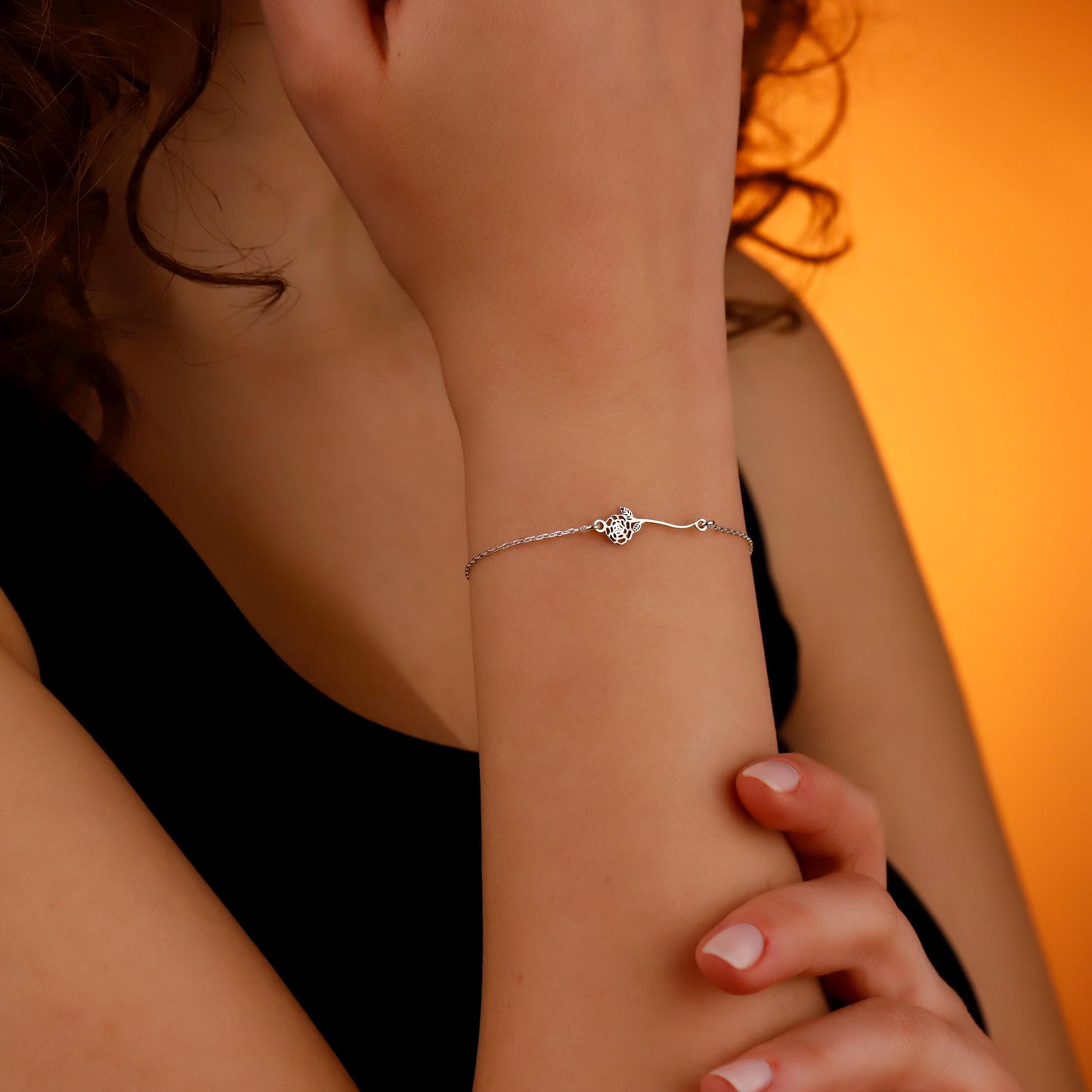 Kişiye Özel Doğum Çiçeği Bileklik | Gold, Silver, Rose Seçenekli | El Yapımı Minimalist Bileklik