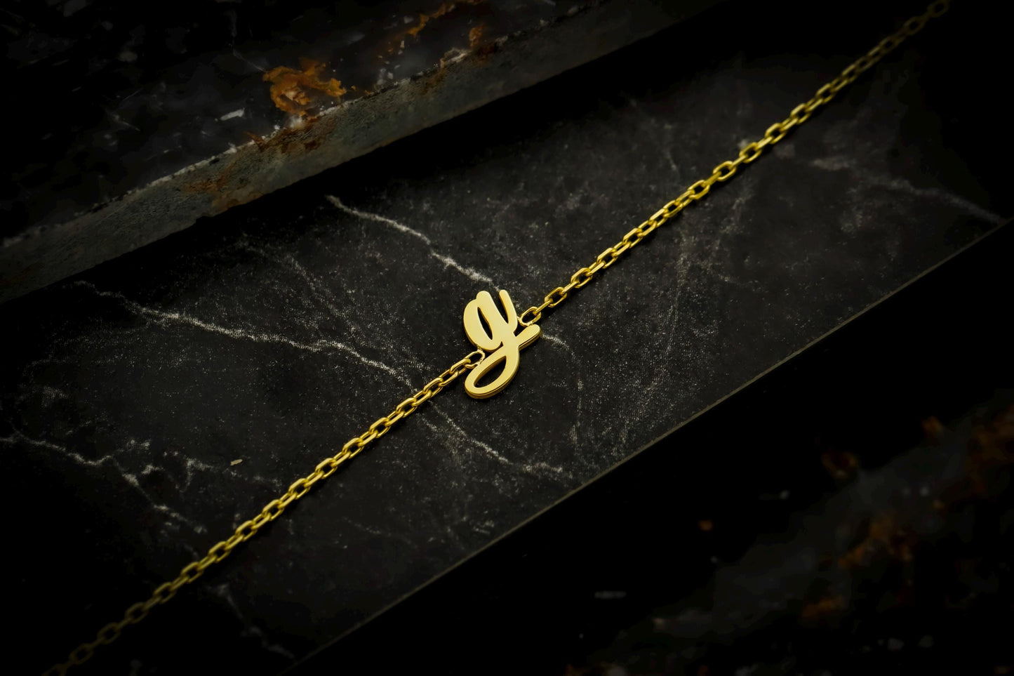 Kişiye Özel Harf Bileklik | Gold, Silver, Rose Seçenekli | El Yapımı Minimalist Bileklik