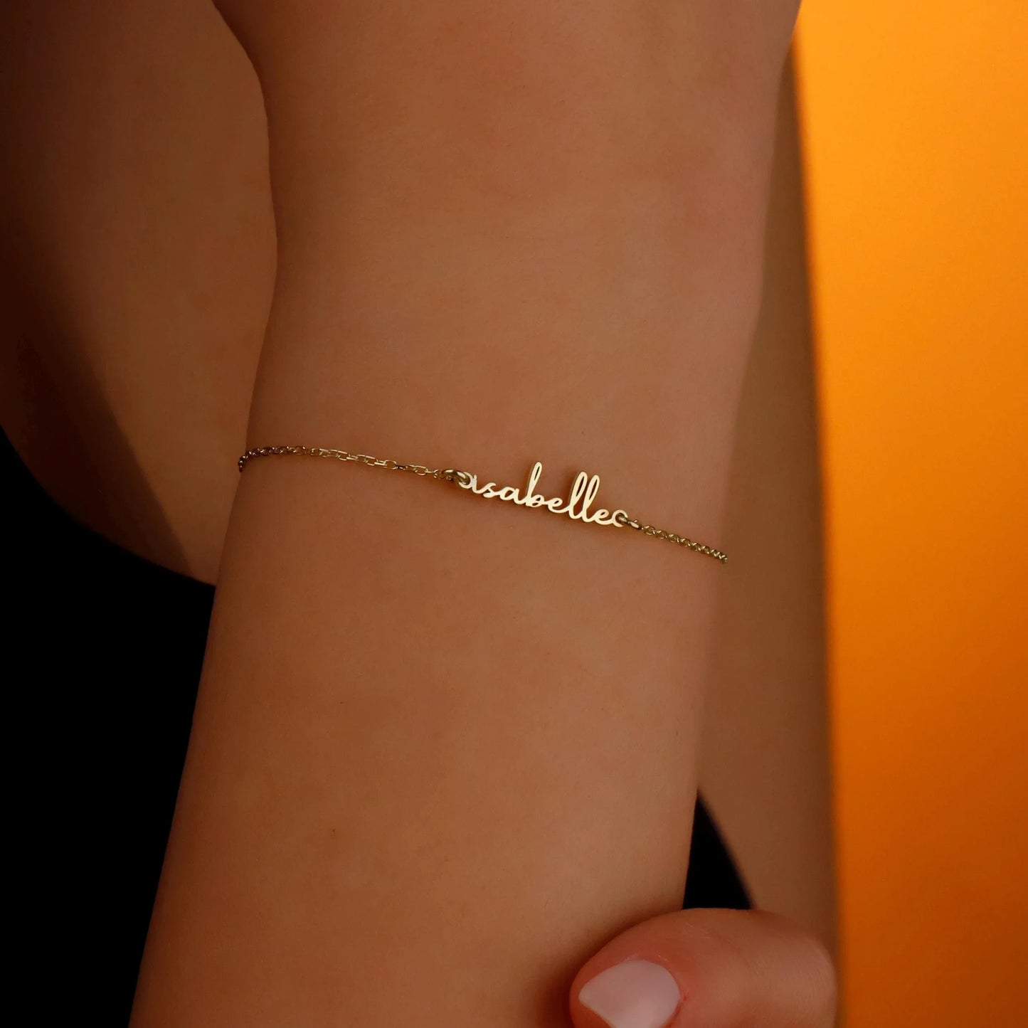 Kişiye Özel İsimli Bileklik | Gold, Silver, Rose Seçenekli | El Yapımı Minimalist Bileklik - Elysia Takı