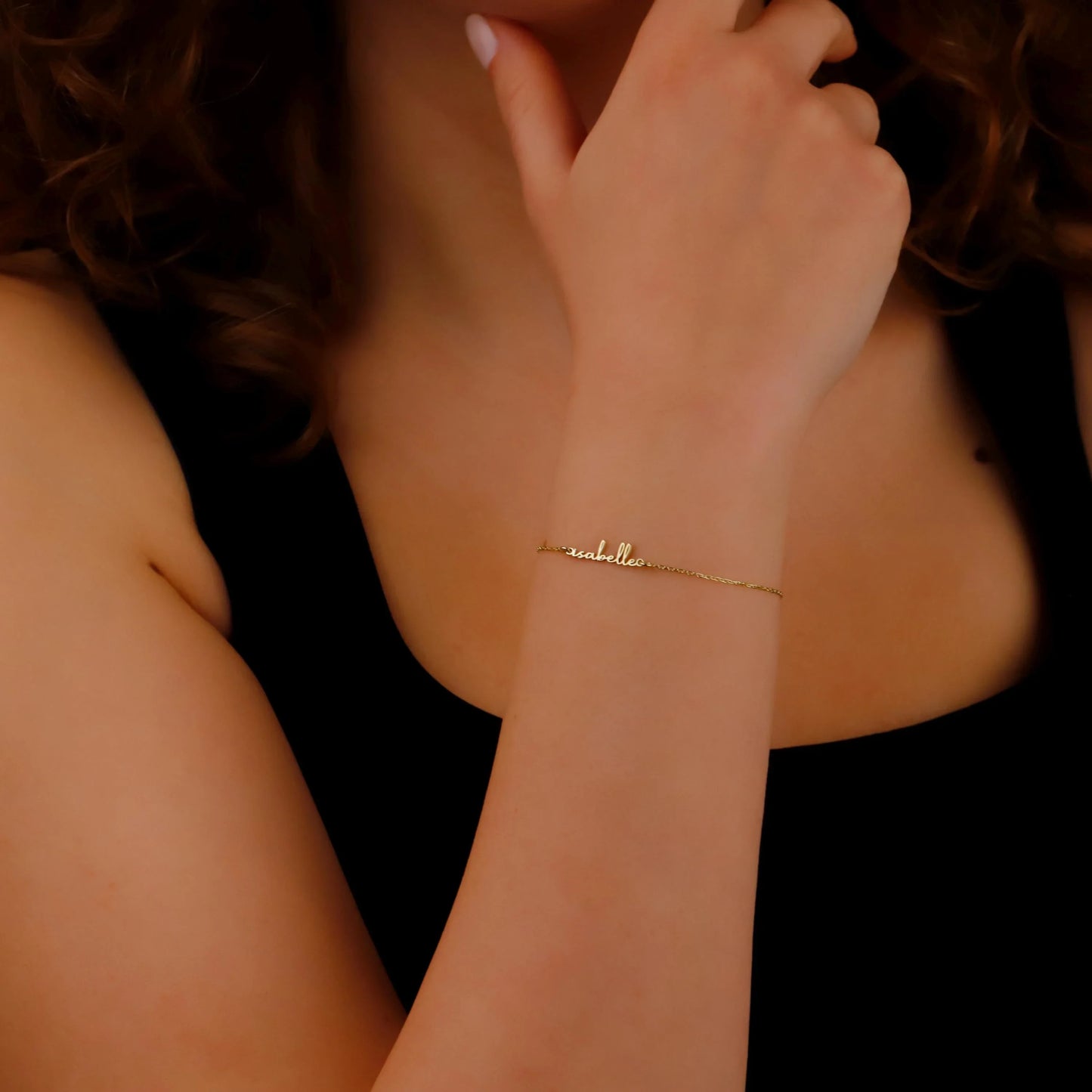 Kişiye Özel İsimli Bileklik | Gold, Silver, Rose Seçenekli | El Yapımı Minimalist Bileklik - Elysia Takı