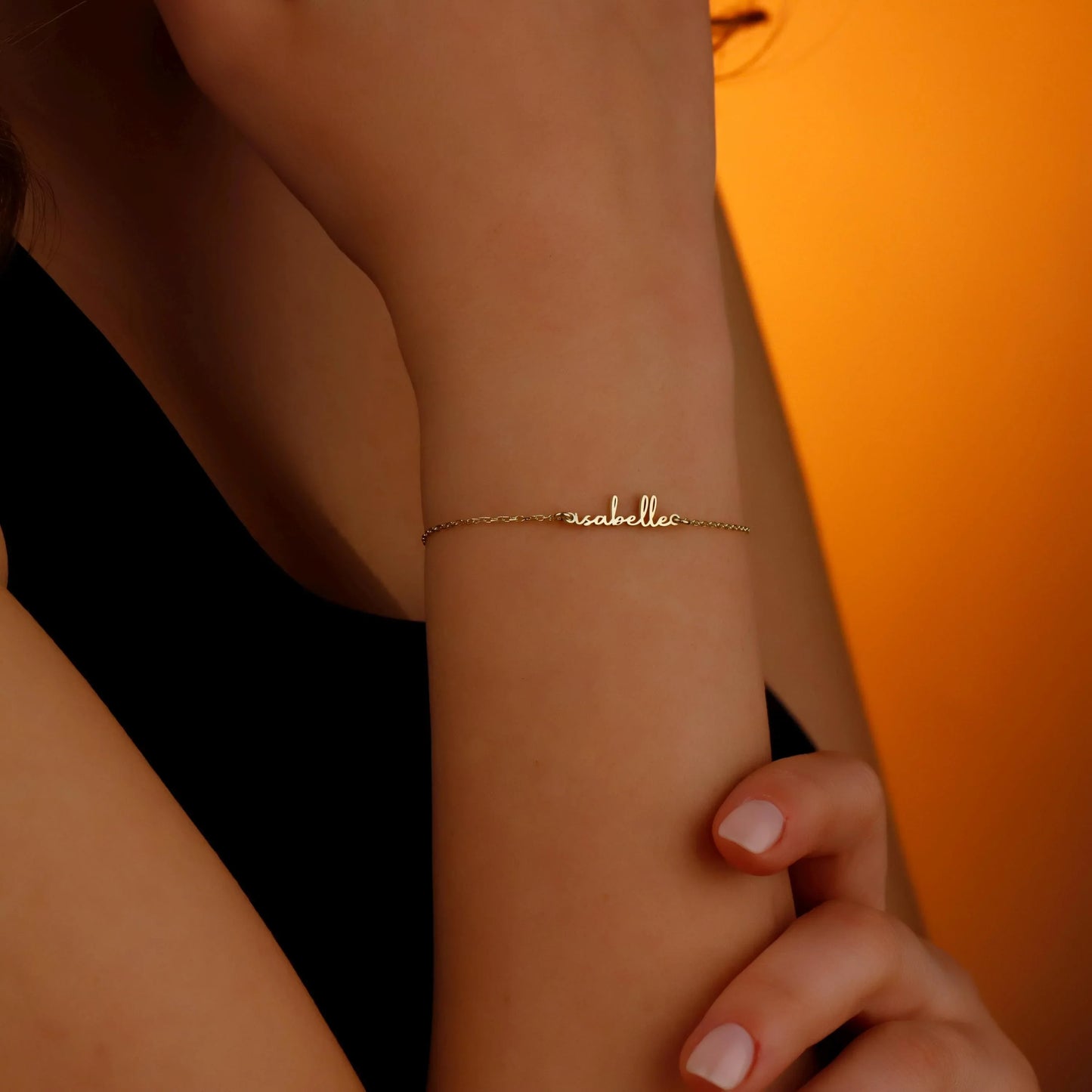 Kişiye Özel İsimli Bileklik | Gold, Silver, Rose Seçenekli | El Yapımı Minimalist Bileklik - Elysia Takı